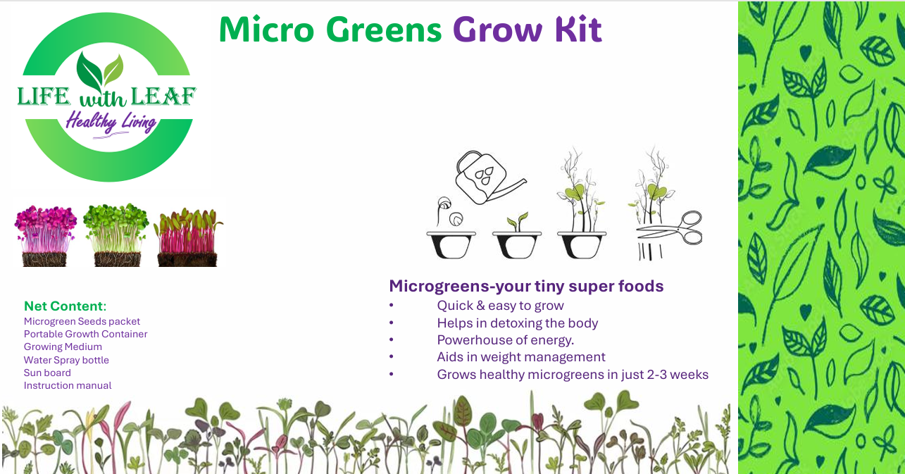 Microgreen Grow Kit